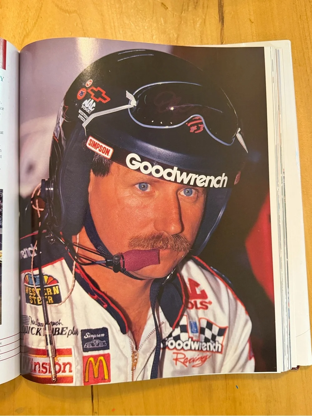 1992 NASCAR Winston Cup Annual Yearbook Richard Petty Ford Racing Book Earnhardt
